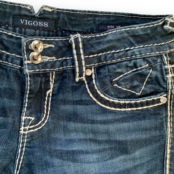 Vigoss Dublin Capri jeans Denim 7 / 8 Length 21 - Picture 9 of 14